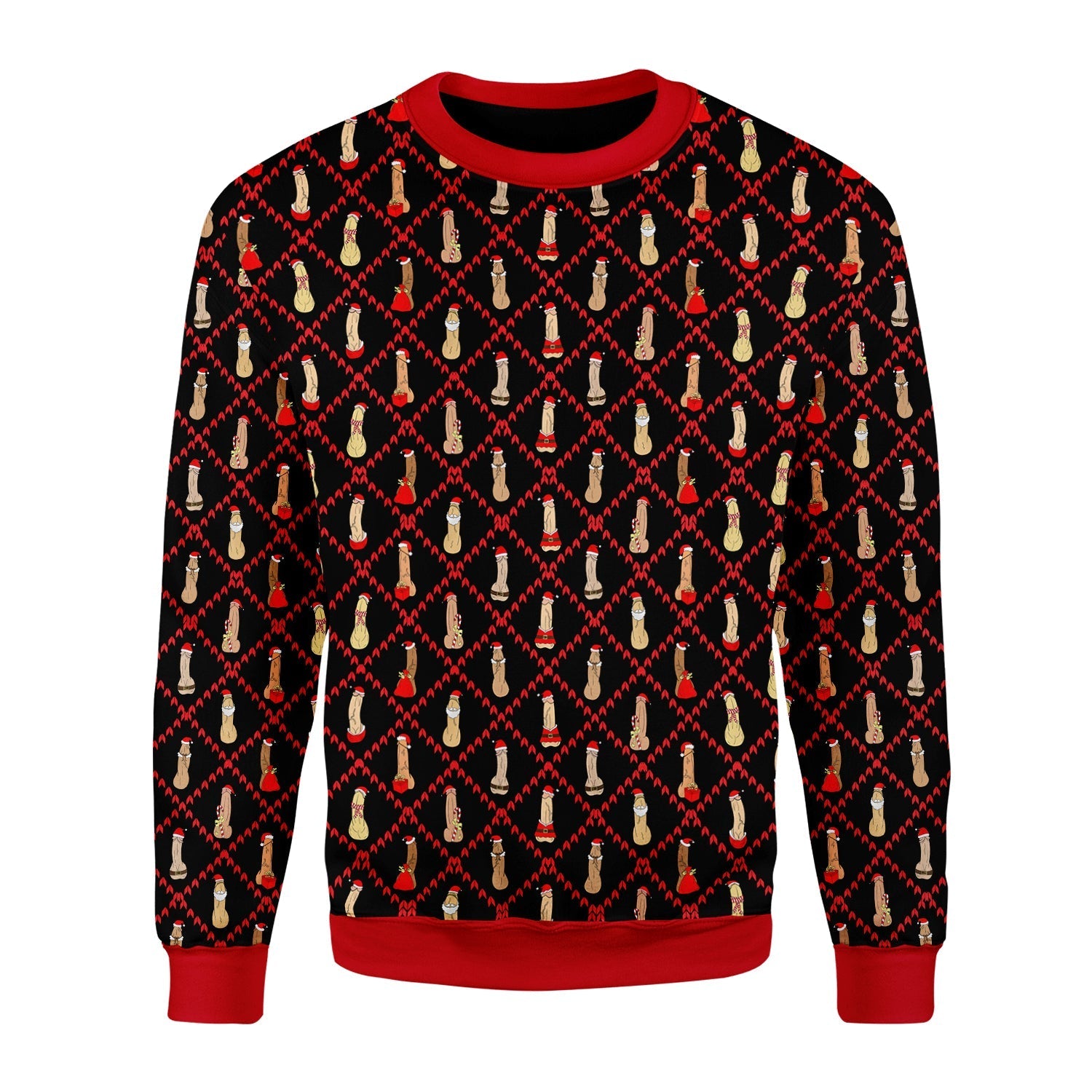 YMskins Christmas Sweater Big Dicks Santa 3D Apparel