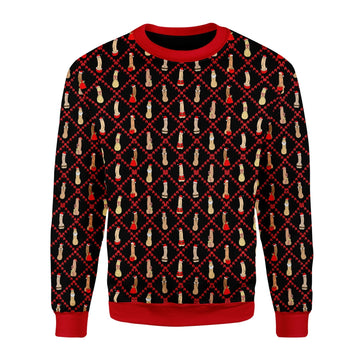 YMskins Christmas Sweater Big Dicks Santa 3D Apparel