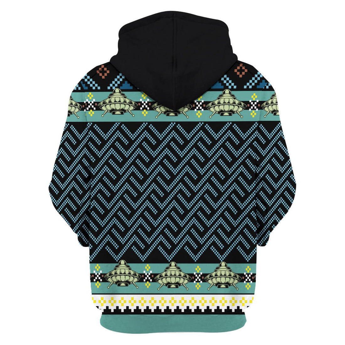 YMskins Unisex Hoodie Holographic Alien & Sasquatch But Stuff 3D Apparel
