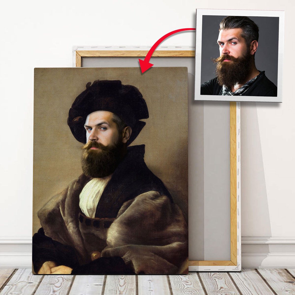 Personalized Canvas Baldassare Castiglione