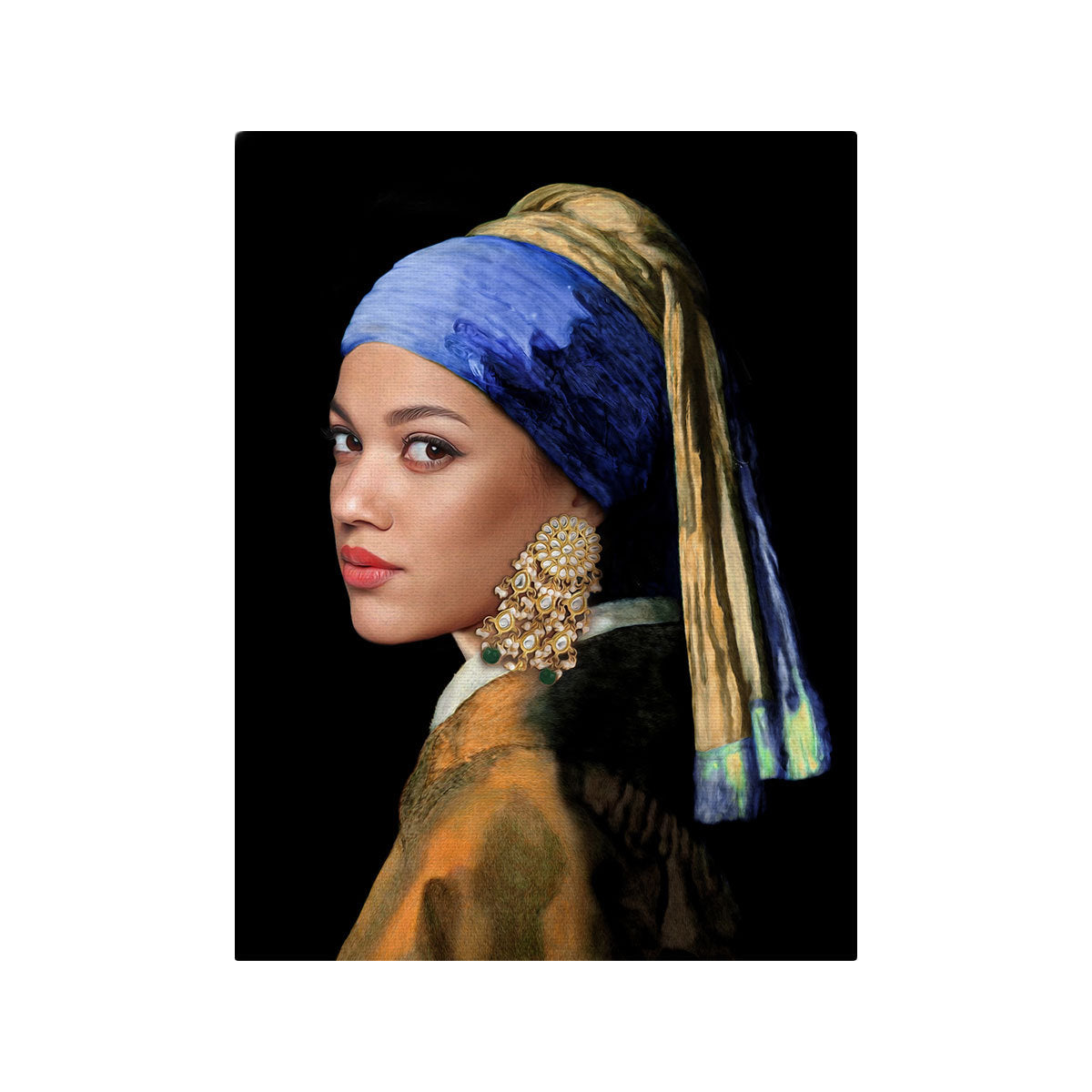 Personalized Canvas Girl With A Pearl Earring