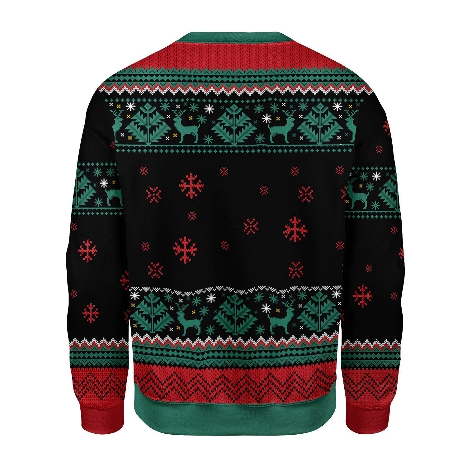 Gearhomies Christmas Unisex Sweater Christmas Tree Sign Language Ugly Xmas 3D Apparel