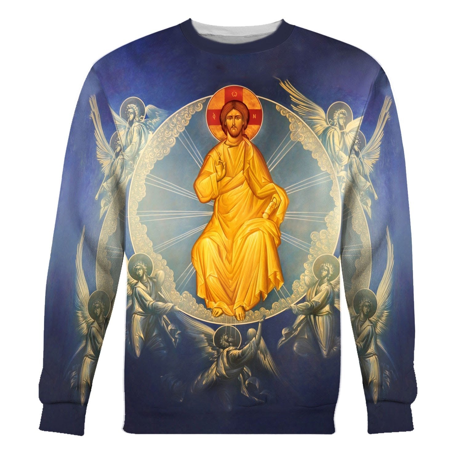 YMskins Tops Pullover Sweatshirt Eastern Orthodox 3D Apparel