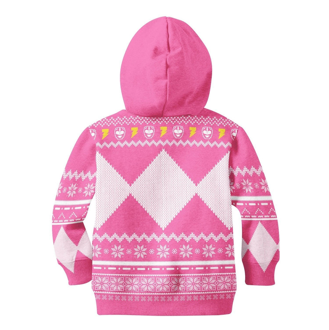 YMskinss 3D Kid Hoodie Pink Power Rangers