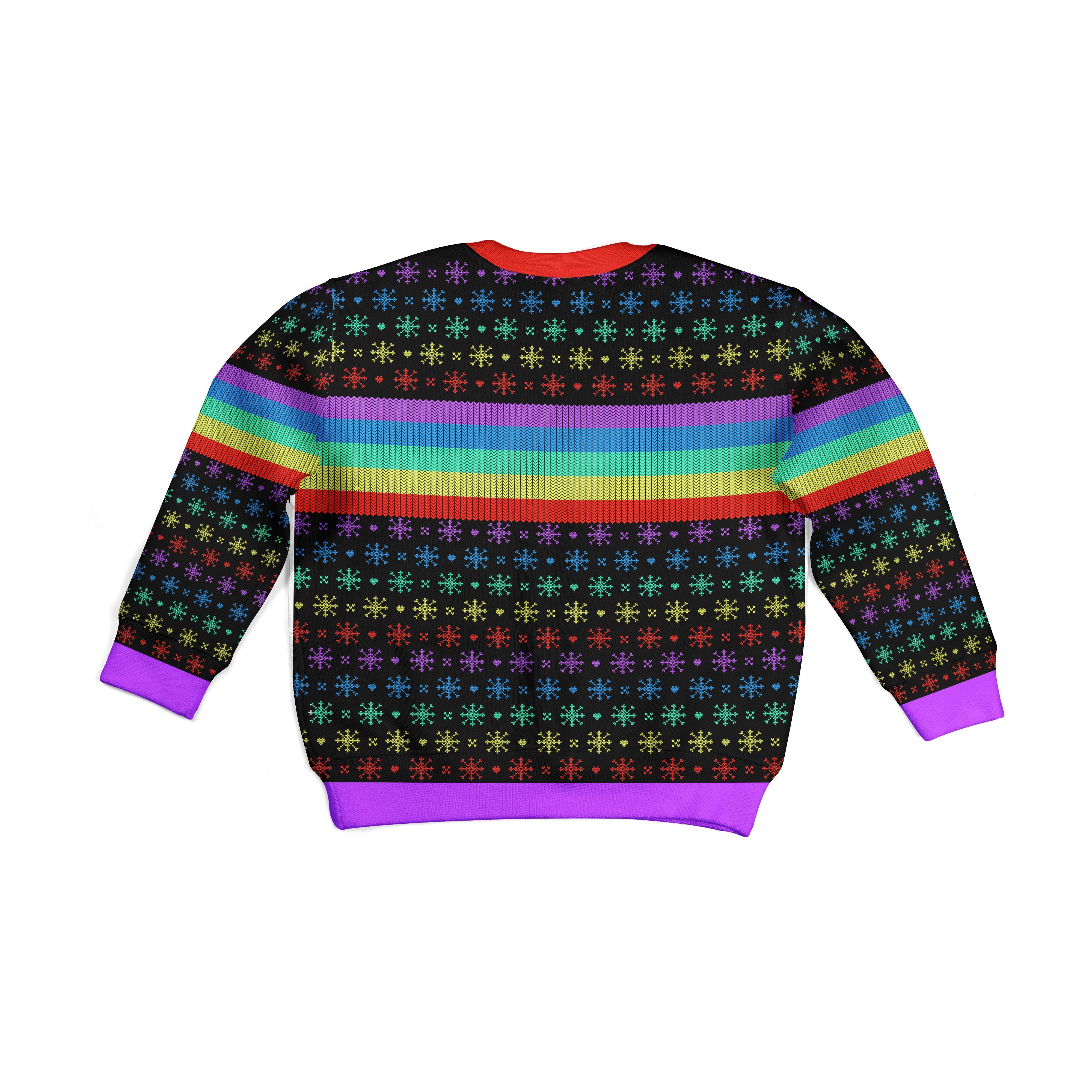 YMskins Kid Christmas Sweater Oh Deer I'm Qeer LGBT 3D Apparel