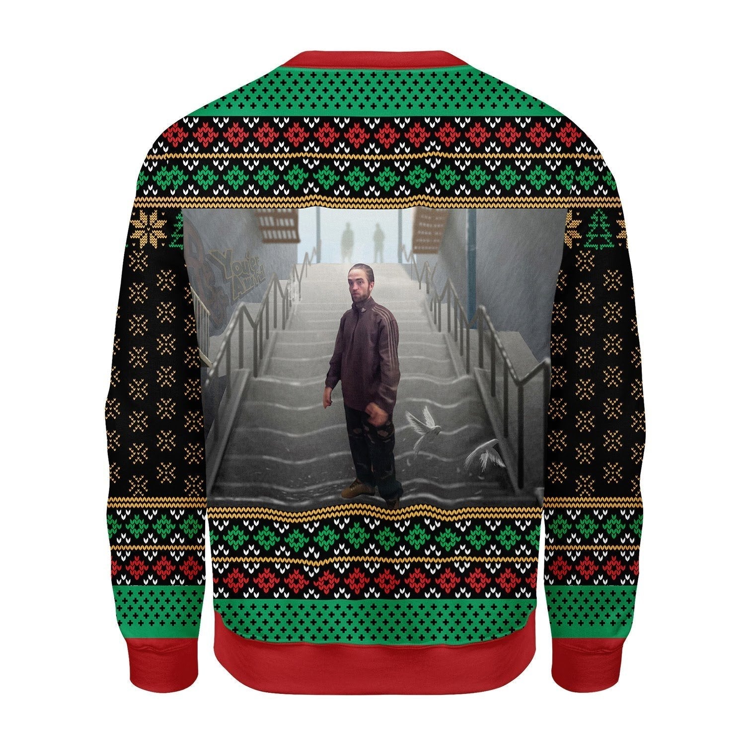 YMskins Christmas Sweater Robert Pattinson Kitchen 3D Apparel
