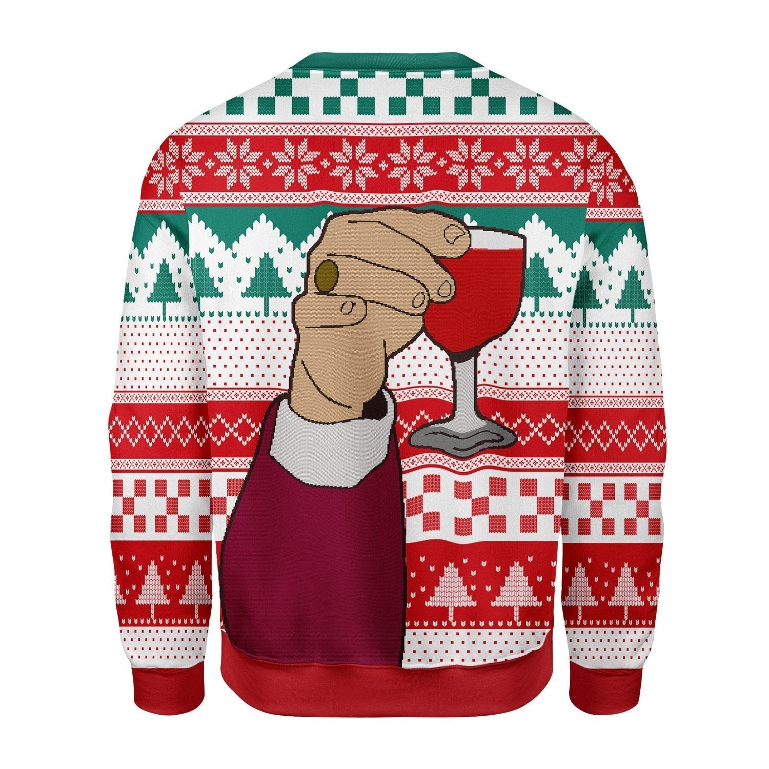 YMskins Christmas Sweater Leo Laughing Meme 3D Apparel