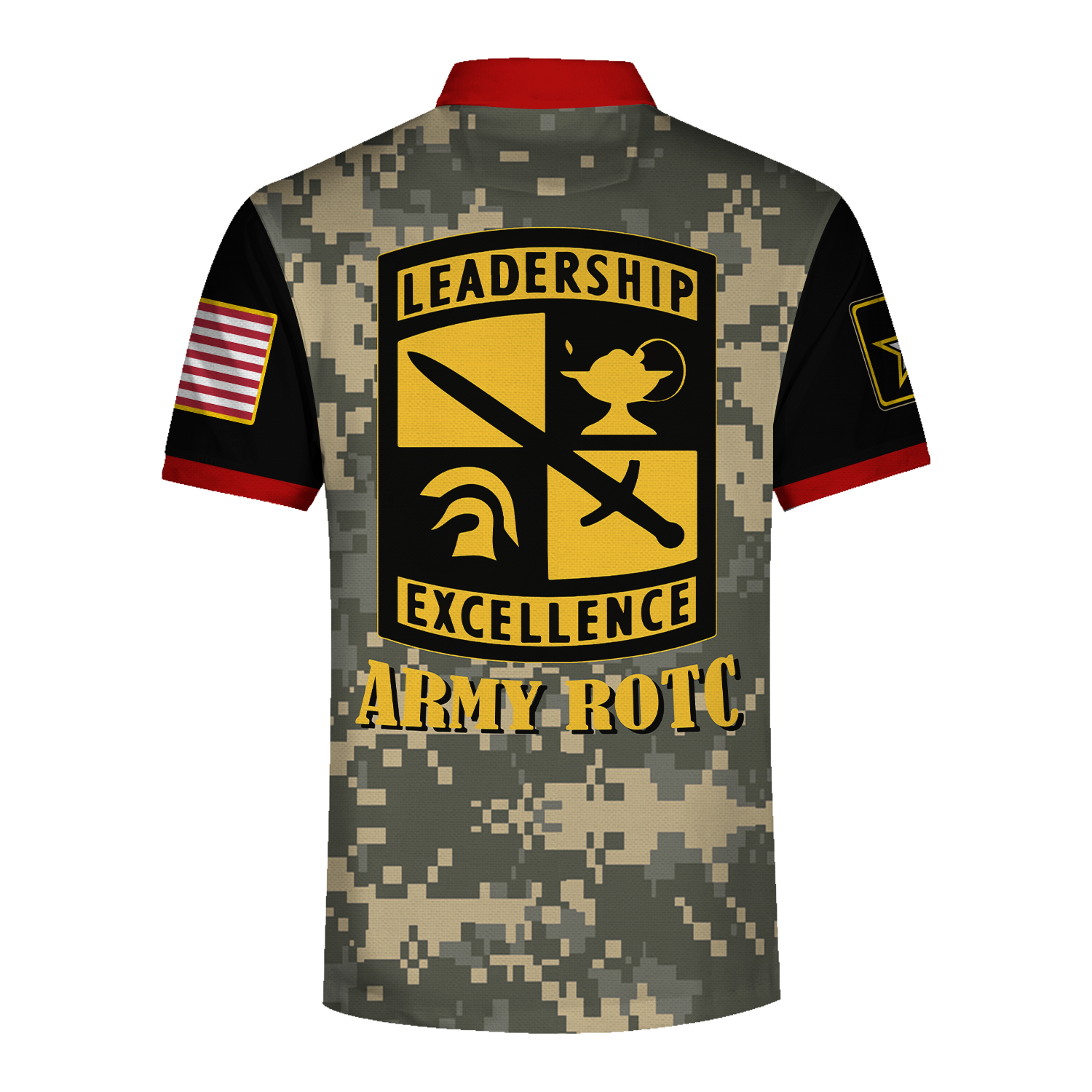 YMskins Polo Shirt US Army Leadership Excellence Army Rotc 3D Apparel
