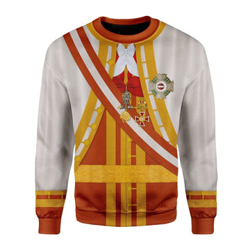 Leopold II Holy Roman Emperor Fleece Long Sleeves