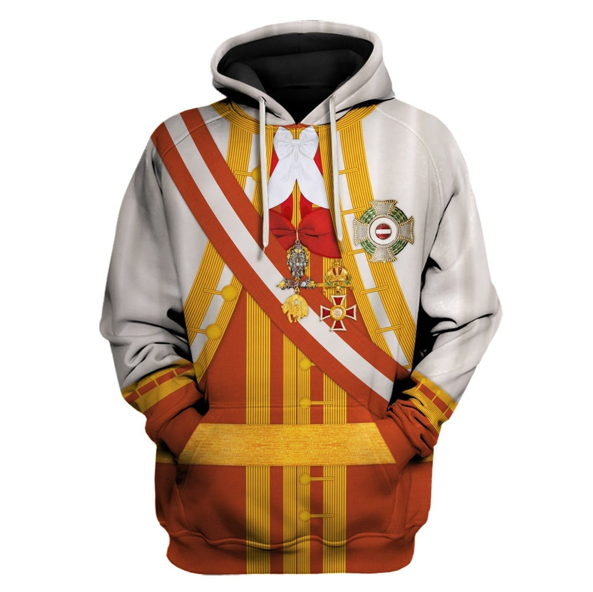 Leopold Ii Holy Roman Emperor Fleece Hoodie / S Qm1622