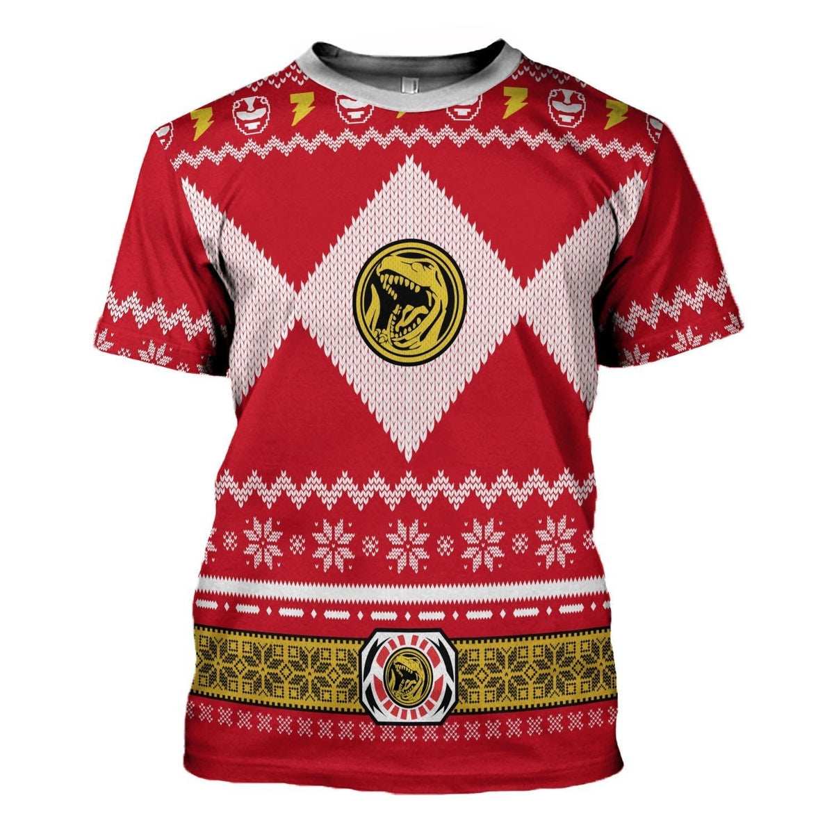 YMskinss Red Power Rangers T-Shirt