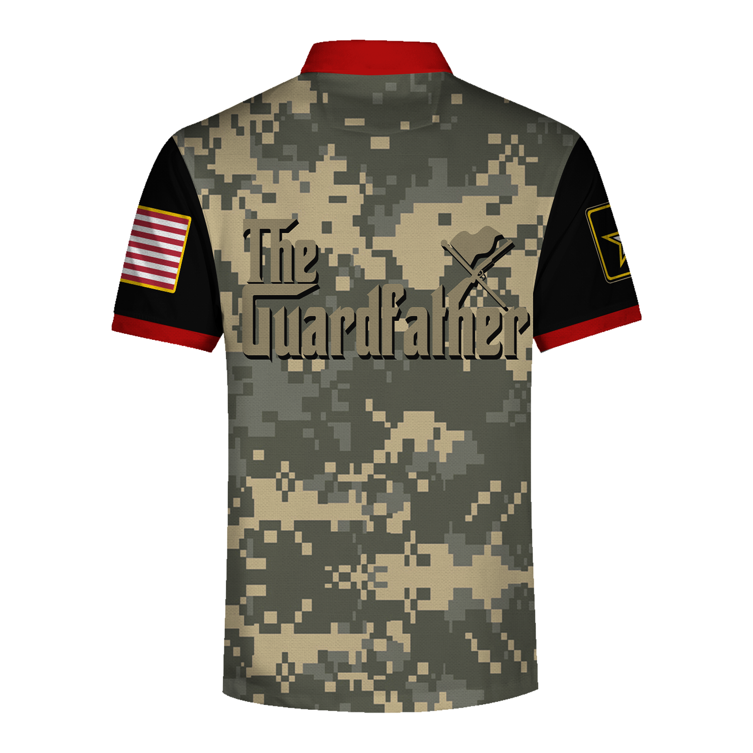 YMskins Polo Shirt US Army The Guardfather 3D Apparel