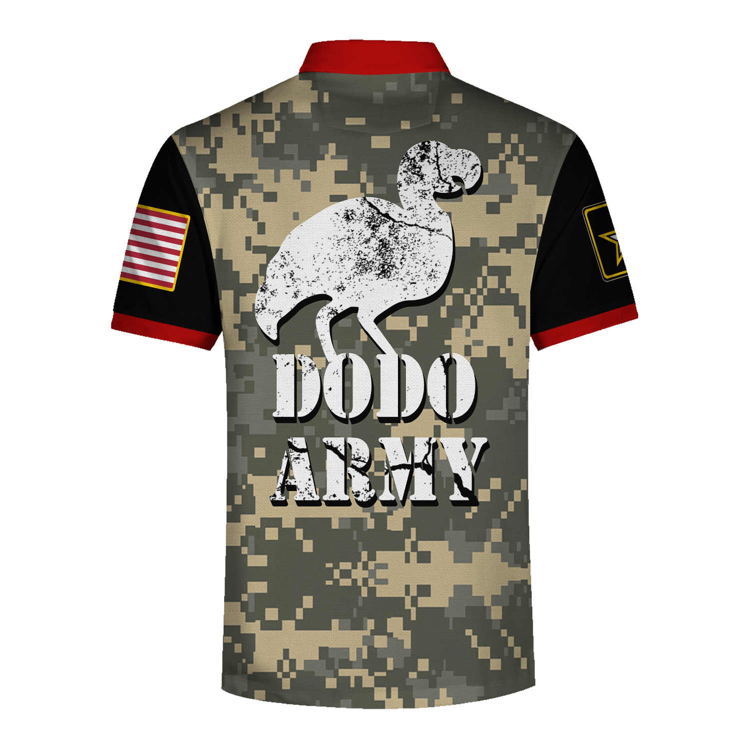 YMskins Polo Shirt US Army Dodo Army 3D Apparel