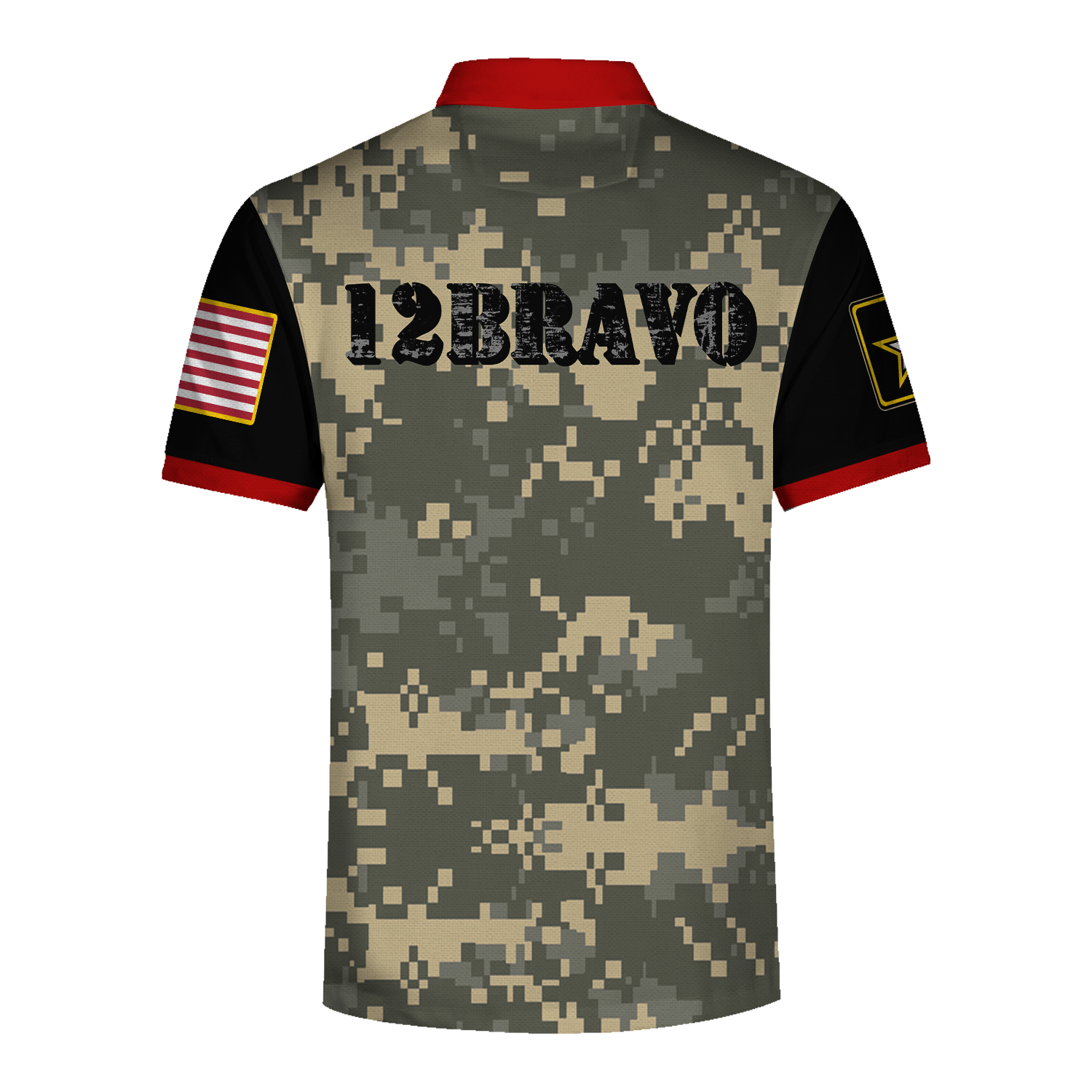 YMskins Polo Shirt US Army Utah Army National Guard Us Army 12 Bravo Combat Engineer 12B 20485 3D Apparel