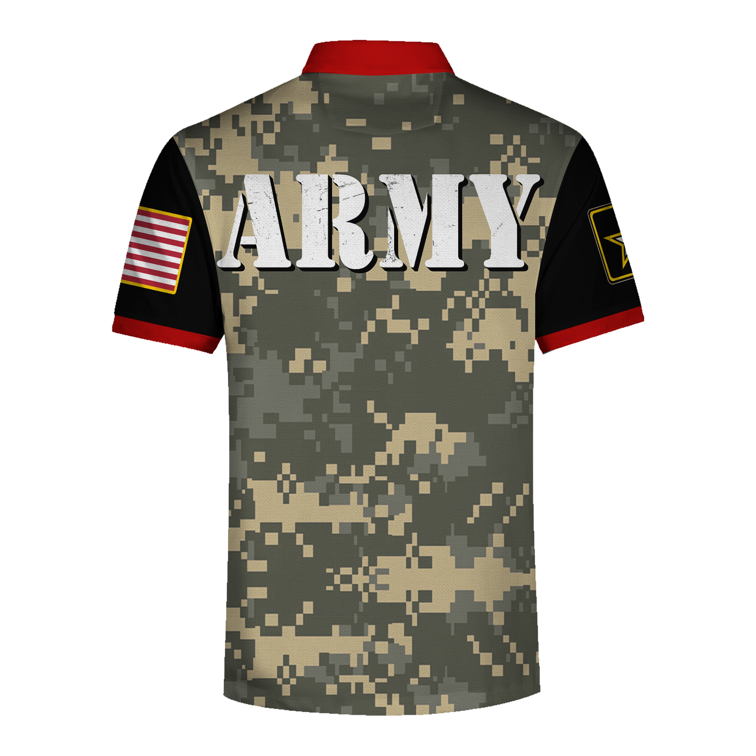 YMskins Polo Shirt US Army Sapper U.S. Army Vintage Infantry Ranger Apfu P Army 3D Apparel