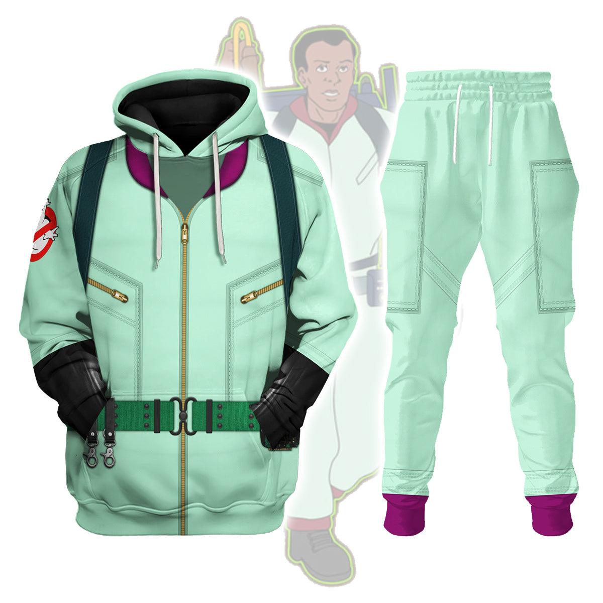 Gearhomie The Real Ghostbusters Costume Hoodie Sweatshirt T-Shirt Sweatpants - Gearhomie.com