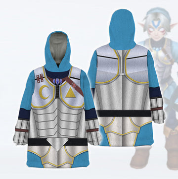 Fierce Deity Link Over Size Hoodie Fleece One Size