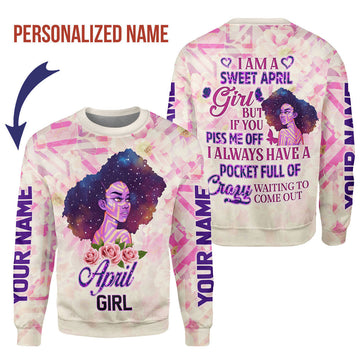 YMskins Personalized Tops April Girl All Over Printed