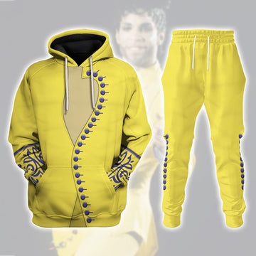 YMskins Prince Yellow Cloud Guitar All-Over Print Unisex Pullover Hoodie, Sweatshirt, T-Shirt