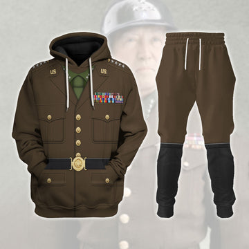 YMskins George S. Patton General Costume Hoodie Sweatshirt T-Shirt Tracksuit