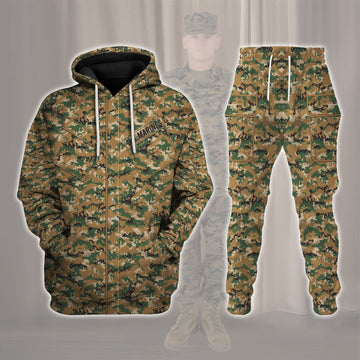 YMskins American Camo MARPAT (Marine Pattern) - "Digital Camo" (2001–Present) Uniform Tracksuit