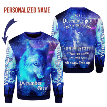 YMskins Personalized  Tops  December Guy All Over Printed