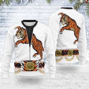 MakerHuman Elvis The Tiger Christmas Wool Sweater