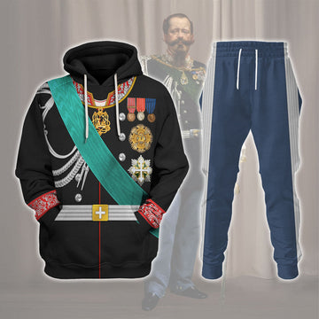 YMskins Victor Emmanuel II Uniform Costume Hoodie Sweatshirt T-Shirt Tracksuit