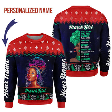 YMskins Personalized Tops March Girl All Over Printed