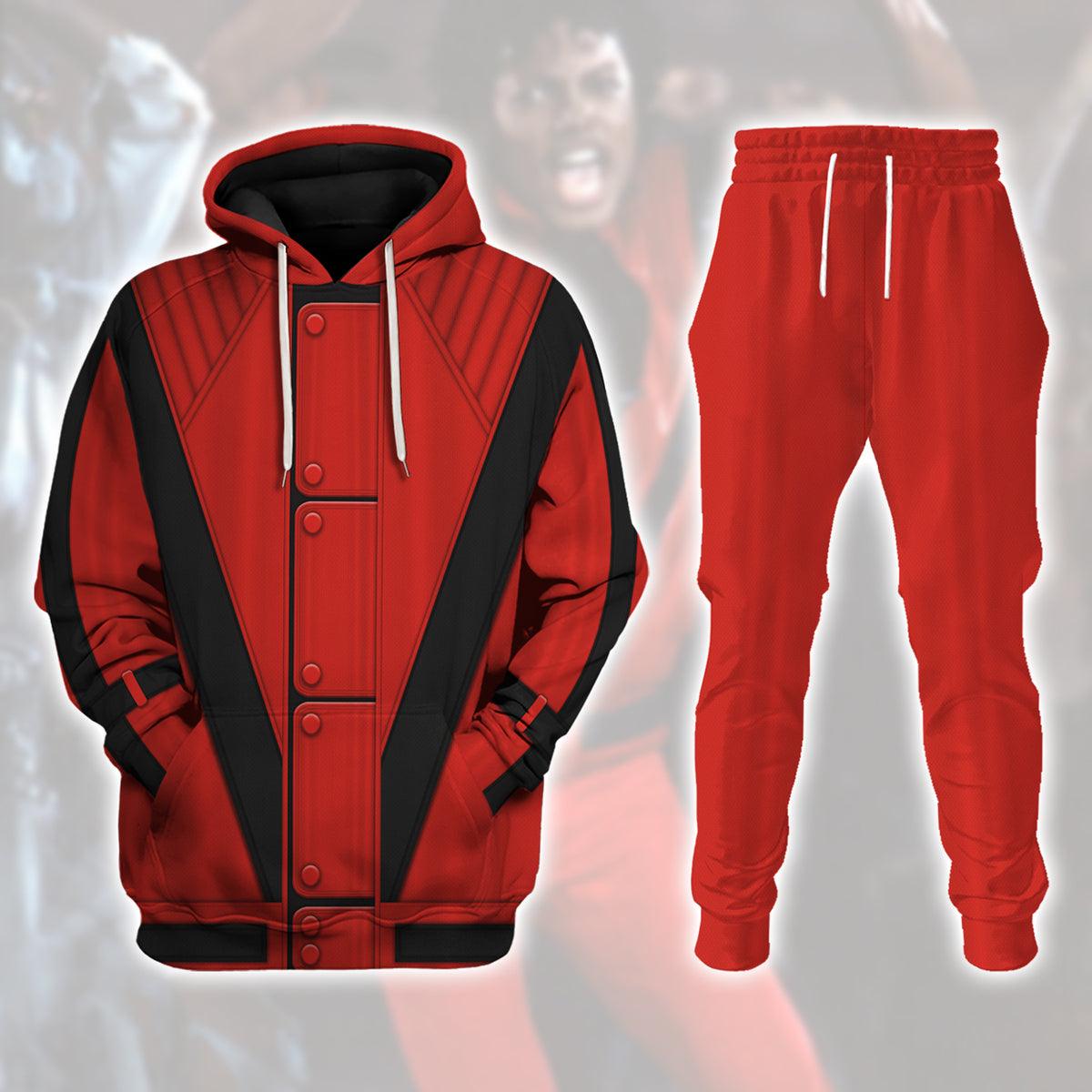 Gearhomie Michael Jackson Costume Hoodie Sweatshirt T-Shirt Tracksuit - Gearhomie.com