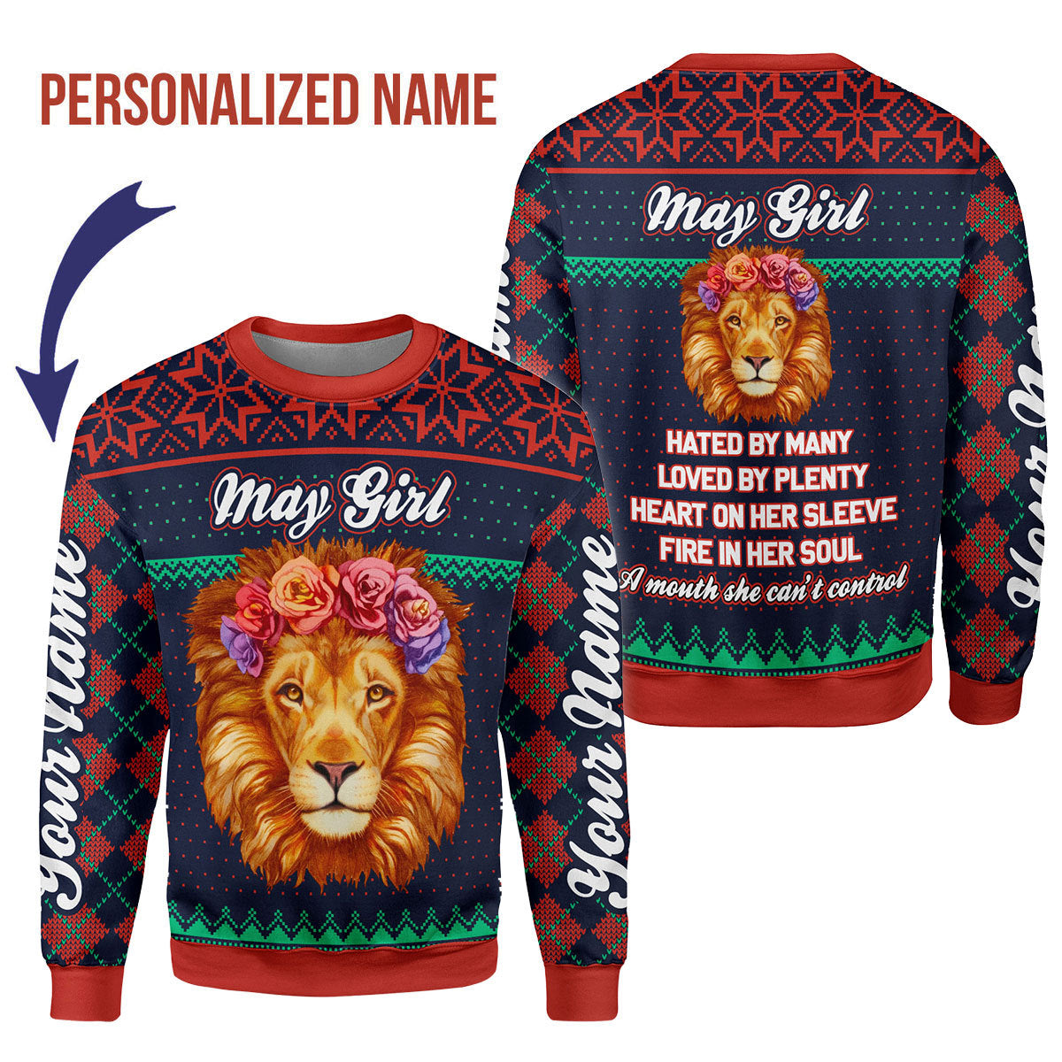 YMskins Personalized Tops May Girl All Over Printed