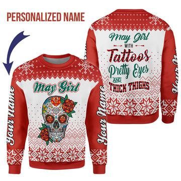 YMskins Personalized Tops May Girl All Over Printed