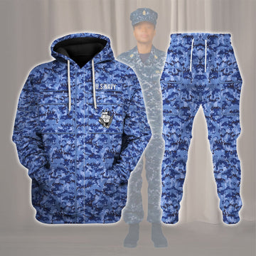 YMskins American Camo NWU (Navy Working Uniform) - "Blueberry" (2008–2019) Uniform Tracksuit