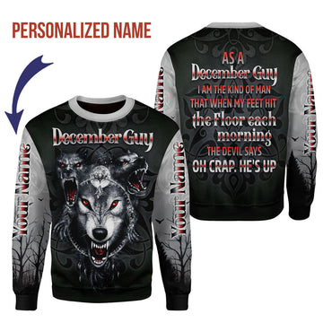 YMskins Personalized  Tops  December Guy All Over Printed