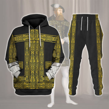 Gustav I Vasa King of Sweden Costume Hoodie Sweatshirt T-Shirt Tracksuit