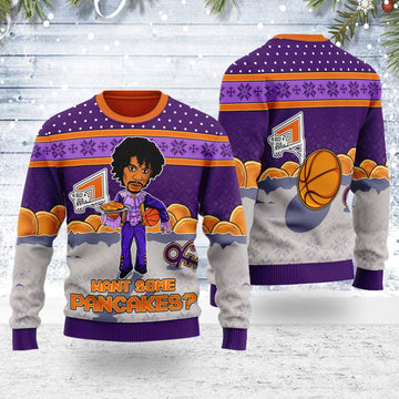 Prince Want Some Pancakes? Christmas Wool Sweater