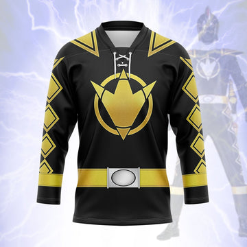 MakerHuman Black Dino Thunder Hockey Jersey Sweatpants
