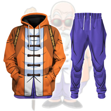 Master Roshi T-shirt Hoodie Sweatpants Cosplay