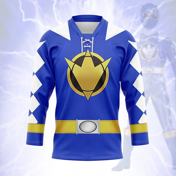 MakerHuman Blue Dino Thunder Hockey Jersey Sweatpants