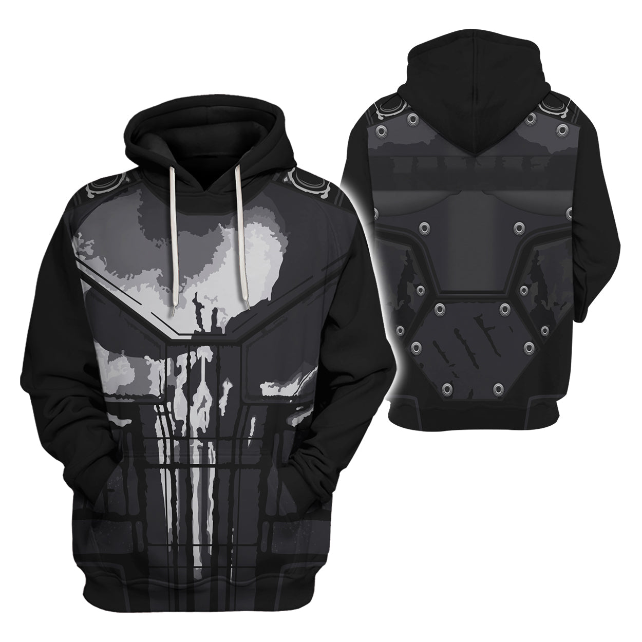 YMskins The Punisher Costume Hoodie Sweatshirt T-Shirt Sweatpants