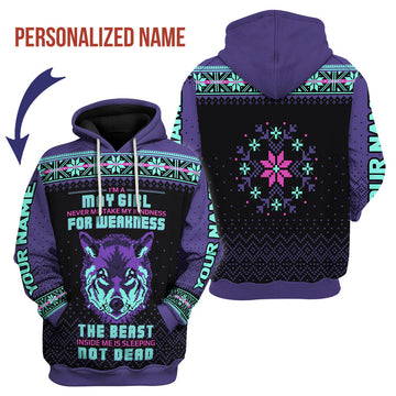 YMskins Personalized Hoodie May Girl All Over Printed