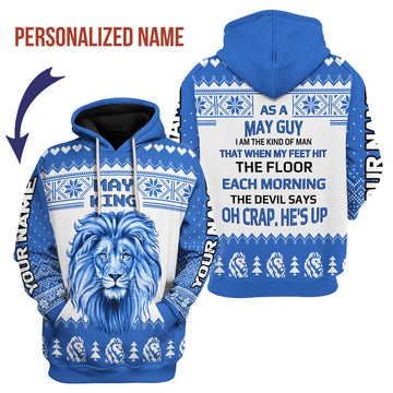 YMskins Personalized Hoodie May Guy All Over Printed