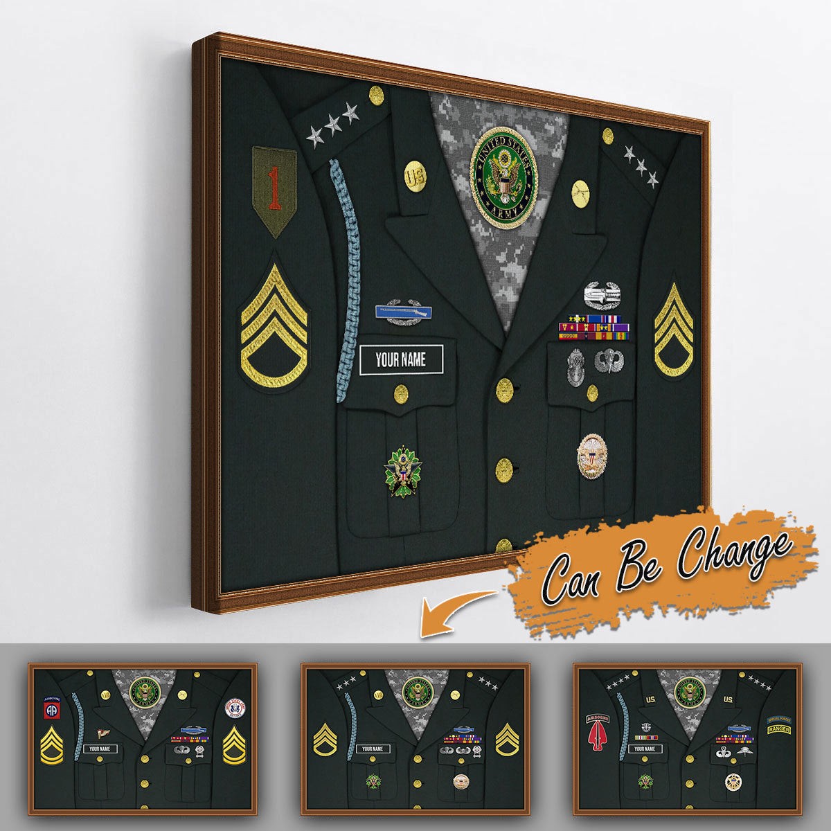 Custom U.S Army US Army Green Service Uniform Digital File/ Poster/ Canvas