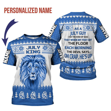 YMskins Personalized T-shirt July Guy All Over Printed
