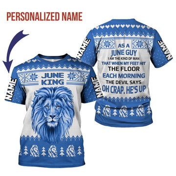 YMskins Personalized T-shirt June Guy All Over Printed