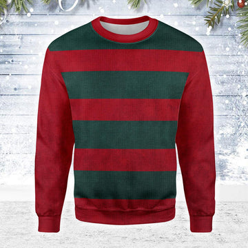 Oodiegang Freddy Krueger Christmas Ugly Sweater - Oodiegang.com