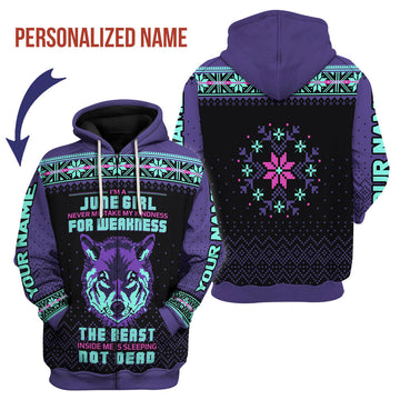 YMskins Personalized Zip Hoodie June Girl All Over Printed
