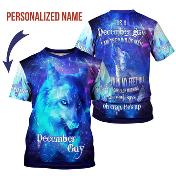 YMskins Personalized T-shirt December Guy All Over Printed