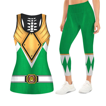 Green Ranger Dragon Shield Tank Tops & Leggings