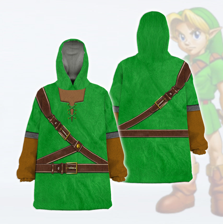 Link Iconic Over Size Hoodie Fleece One Size